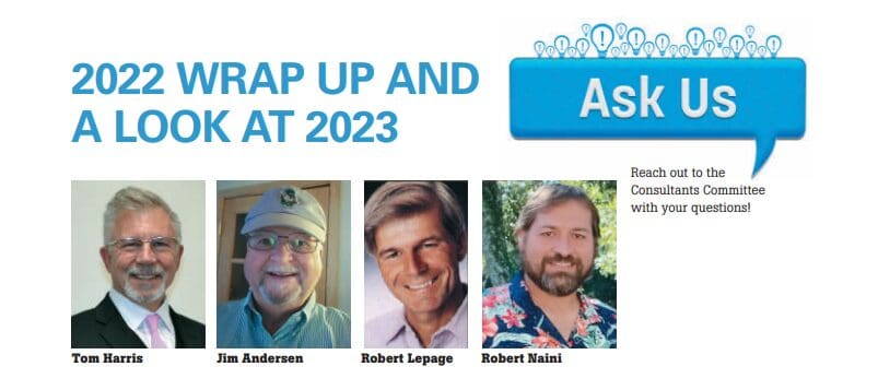 2022 wrap-up with four consultants headshots